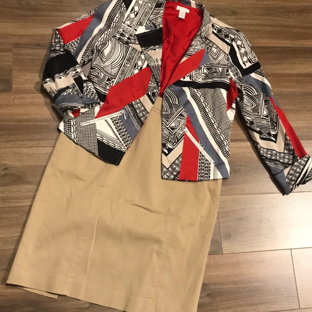 Outfit blazer and pencil skirt